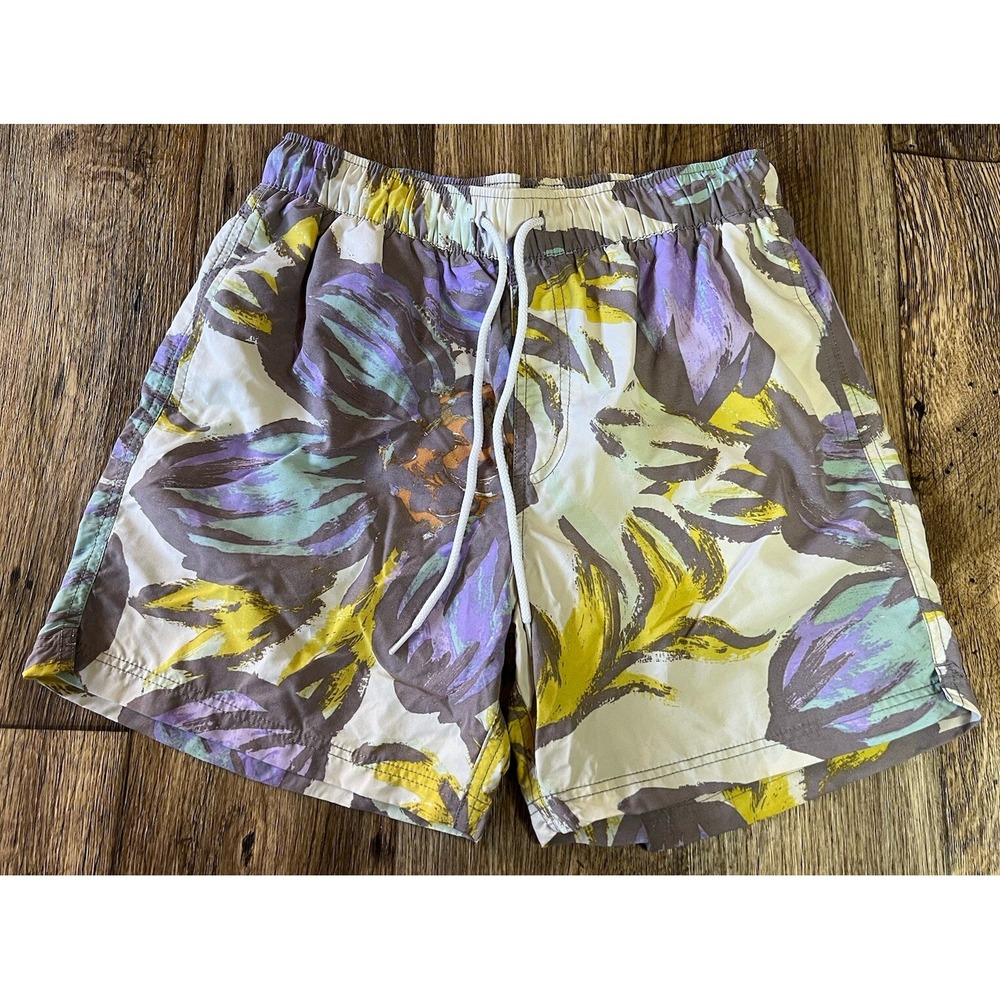 Urban Outfitters Swim Trunks Shorts Mesh Lined Pockets Men Size Medium Pastels